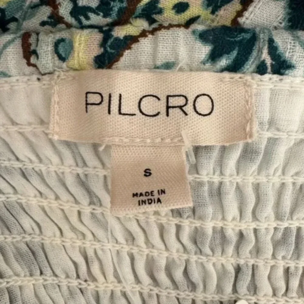 Anthropologie Pilcro Puff Renaissance Long Sleeve Babydoll Blouse Blouse‎ Size S
